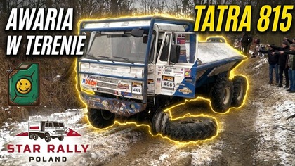 Tatra 815 nie dała rady na STAR RALLY POLAND Oława