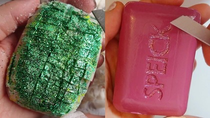 Soap Carving ASMR Relaxing Sounds no talking Satisfying ASMR Video