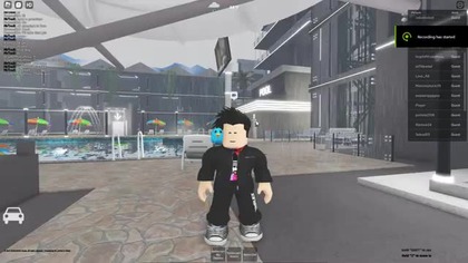 Water slide in Roblox (Modern Hotel)