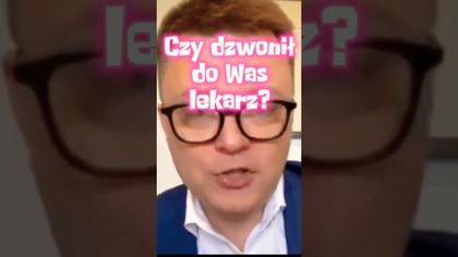 Czy dzwonił już do Was lekarz? #hołownia #kłamstwa