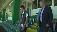 Kamil Stoch z najmłodszymi piłkarzami Lechii Gdańsk (10. 06. 2015)