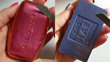 Soap Carving ASMR Relaxing Sounds no talking Satisfying ASMR Video #soapcarving #carvingsoap #acmp