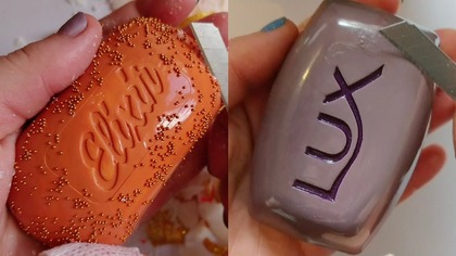 Soap Carving ASMR Relaxing Sounds no talking Satisfying ASMR Video