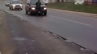 Reakcja kierowcy na przechodniego
