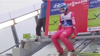 Krzysztof Biegun klingenthal 142,5 m 2013 Wygrał ! 1 Seria ostatnia