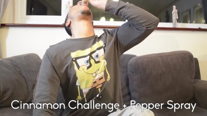 Cynamon + gaz pieprzowy = ekstremalny challenge