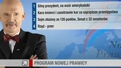 Spot wyborczy Kongresu Nowej Prawicy