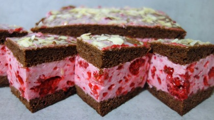 Ciasto Malinowe Marzenie  lekkie jak chmurka