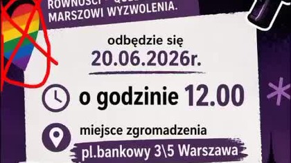 zapraszam na spacer przeciwko paradzie równości-queerowemu marszowi wyzwolenia.