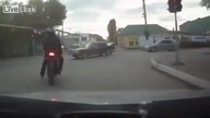 Pijany motocyklista