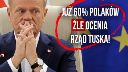 Ewa Zajączkowska: Dobre wieści Już ponad 60% obywateli źle ocenia rząd Tuska 

Polacy się budzą.