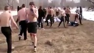 Ruscy pseudokibice VS Muzułmanie