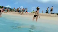 Plaża przy lotnisku