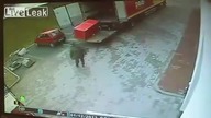 Wypadek podczas rozładunku towaru