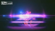 Policjant trafiony koktajlem Mołotowa