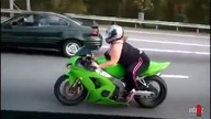 Waleń na motocyklu ;)