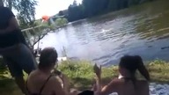 Wodny rower bez motoru