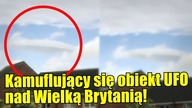 Obiekt UFO ukrywający się pod postacią chmury?