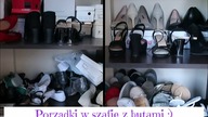 Porządki w szafie z butami.  Posprzątaj ze mną :) Motywacyjne sprzątanie.