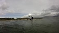 Kitesurfing pierwsze skoki :)