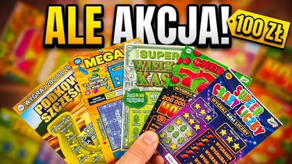 Zdrapki Lotto  Mix za stówkę!  Takiej akcji dawno nie było! 