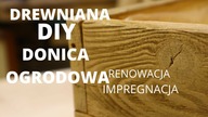 Drewniana donica Jak odnowić drewnianą donicę w stylu RUSTYKALNYM ??