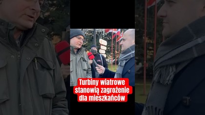 Turbiny wiatrowe stanowią zagrożenie dla mieszkańców!