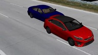 Rekonstrukcja wypadku na autostradzie A1  BMW oraz KIA