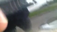 Jazda po pasach, potrącenia, groźby karalne