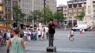 Uliczny artysta zalicza poważną wpadkę
