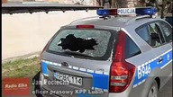 Z kamieniami w policje i ludzi
