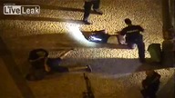 Brutalny napad na bezdomnego