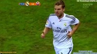 'Krystian' Ronaldo na boisku meczu Real Madryt vs Fiorentina w Warszawie