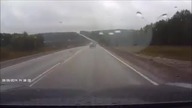 Wypadek w deszczu