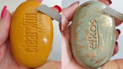 Soap Carving ASMR Relaxing Sounds no talking Satisfying ASMR Video