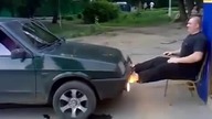 Rusek vs samoch&oacute;d