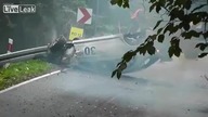 Wypadek Polaka w rajdzie