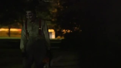 Scary Clown Chainsaw Prank! 