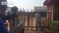 Postrzał zamrożoną kulką od paintballa