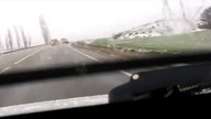 W samochód złodziei którzy obrabowali kościół trafia piorun!