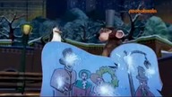Kr&oacute;l Julian jedzie ulicom - Pingwiny z Madagaskaru