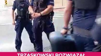 TRZASKOWSKI ROZWIĄZAŁ PIKIETĘ FUNDACJI ŻYCIE I RODZINA! POLICJA ZABRAŁA SPRZĘT ZA 8 TYS.  PLN