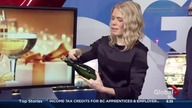 Szpanerskie otwieranie szampana na wizji