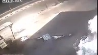 Pożar na stacji benzynowej