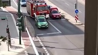 Kierowca vs straż pożarna