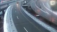 Wypadek na wiadukcie 