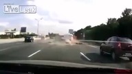 Wypadek na autostradzie