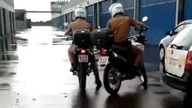 Brazylijscy policjanci na motorach