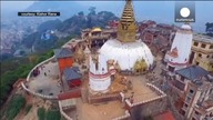 Nepal - widok z drona po trzesieniu ziemi