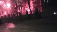 Zamieszki w Knurowie po zastrzeleniu kibica przez POlicję!!!